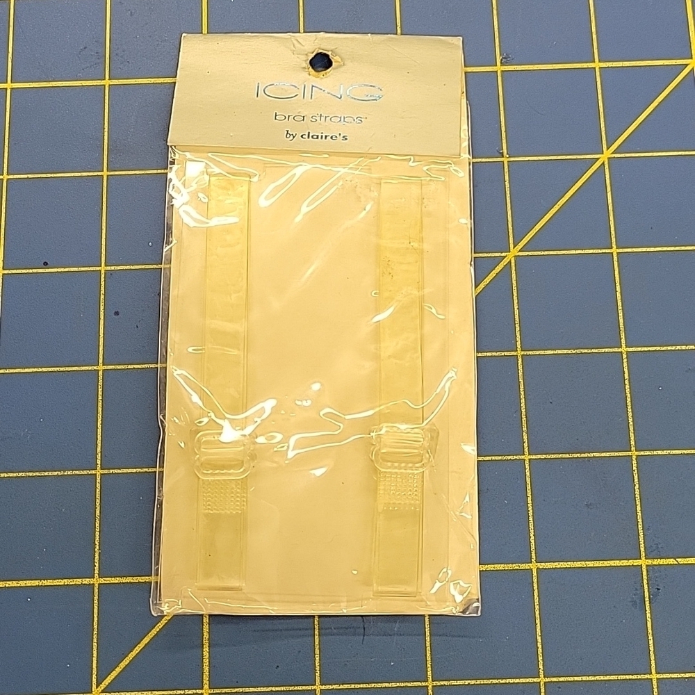 Icing Bra Straps 1 Pair Clear